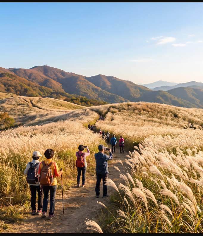 Hapcheon Hwangto Hanwoo Festival 2026 – Hapcheon County Sports Park lawn and surrounding autumn scenery in South Gyeongsang Province