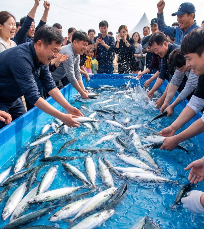 부산 고등어축제 송도해수욕장 수산물 직거래장터와 고등어 낭만포차 야경